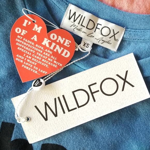 WILDFOX  Bahama Mama Tie Dye graphic Tee - Picture 6 of 8